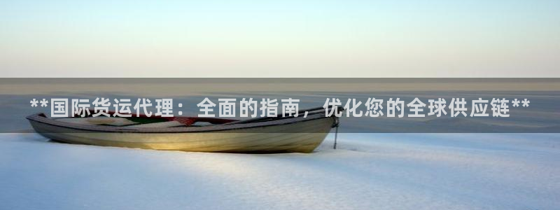 尊龙d88官网准认来就送38：**国际货运代理：全面的指