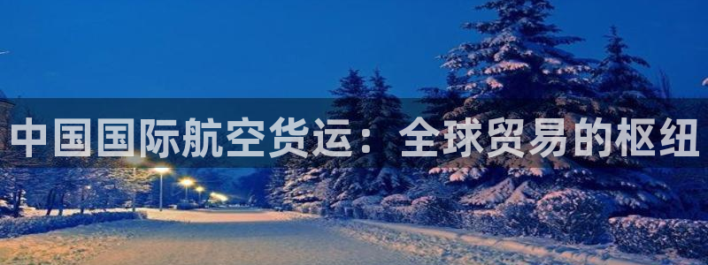 尊龙凯时账号异常审核提不了款怎么办：中国国际航空货运：全
