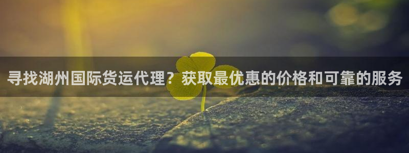 尊龙人生就是博登录首页：寻找湖州国际货运代理？获取最优惠