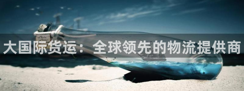 尊龙凯时旗舰厅官网：大国际货运：全球领先的物流提供商
