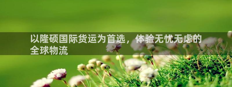 尊龙体育正规么：以隆硕国际货运为首选，体验无忧无虑的
全