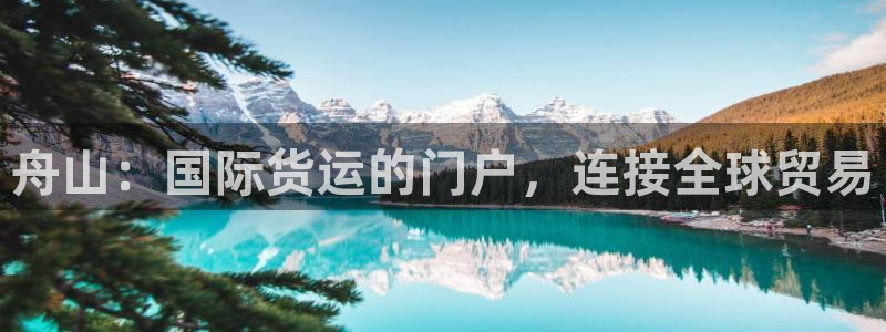 尊龙凯时人生就是搏首页：舟山：国际货运的门户，连接全球贸
