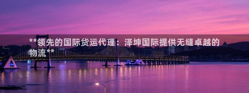 尊龙凯时人生就是搏·(中国)官网：**领先的国际货运代理