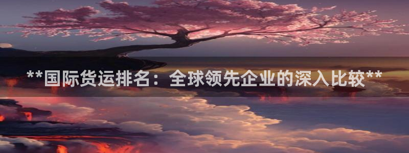 尊龙凯时发展历程：**国际货运排名：全球领先企业的深入比