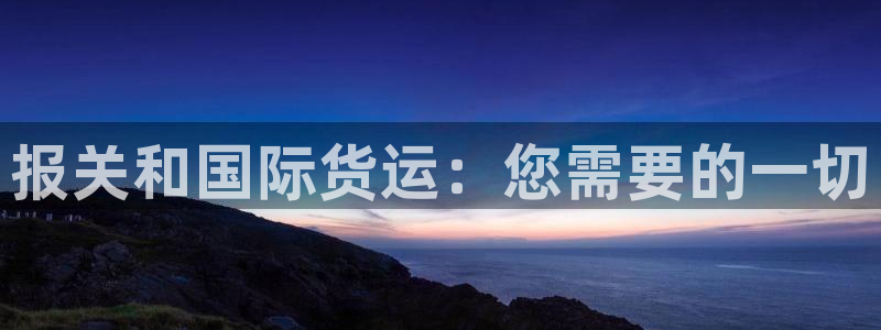 z6尊龙凯时旗：报关和国际货运：您需要的一切