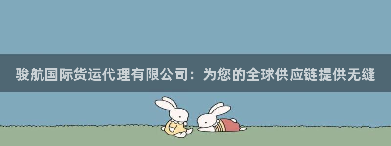 尊龙凯时是不是合法：骏航国际货运代理有限公司：为您的全球